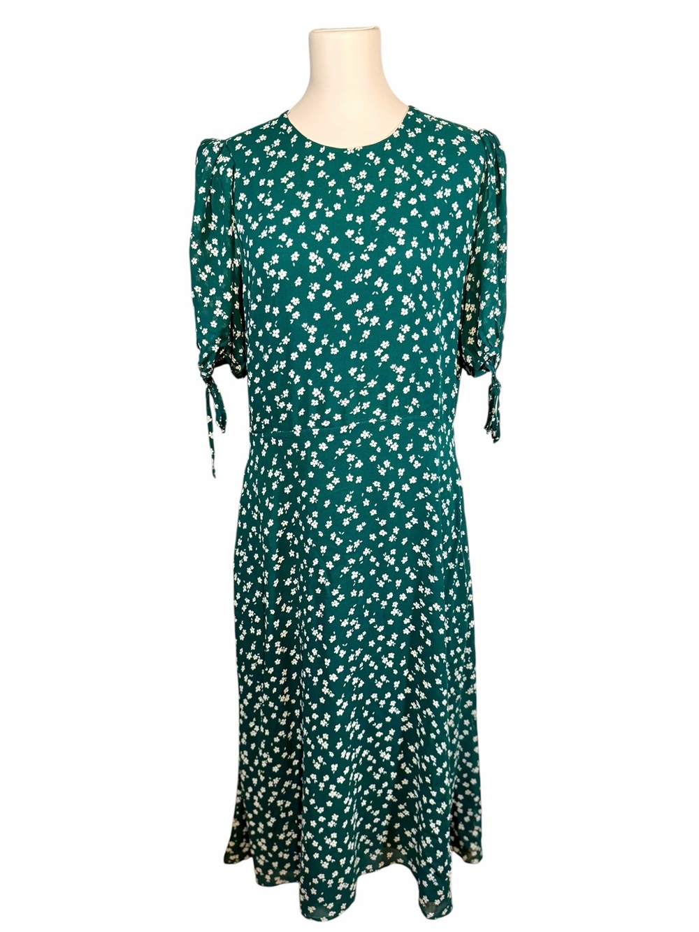 Reformation Green Oakley Floral Dress Anette print Size 12 Fall